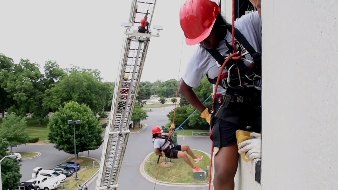 Charlotte Fire Department's Camp Ignite for female firefighters
