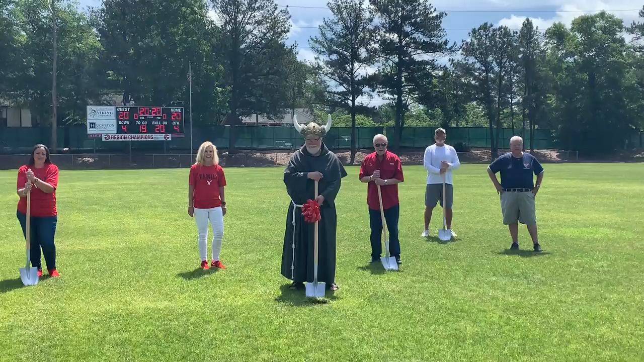 St. Anne-Pacelli breaks ground on first stage of million-dollar athletics facilities upgrade