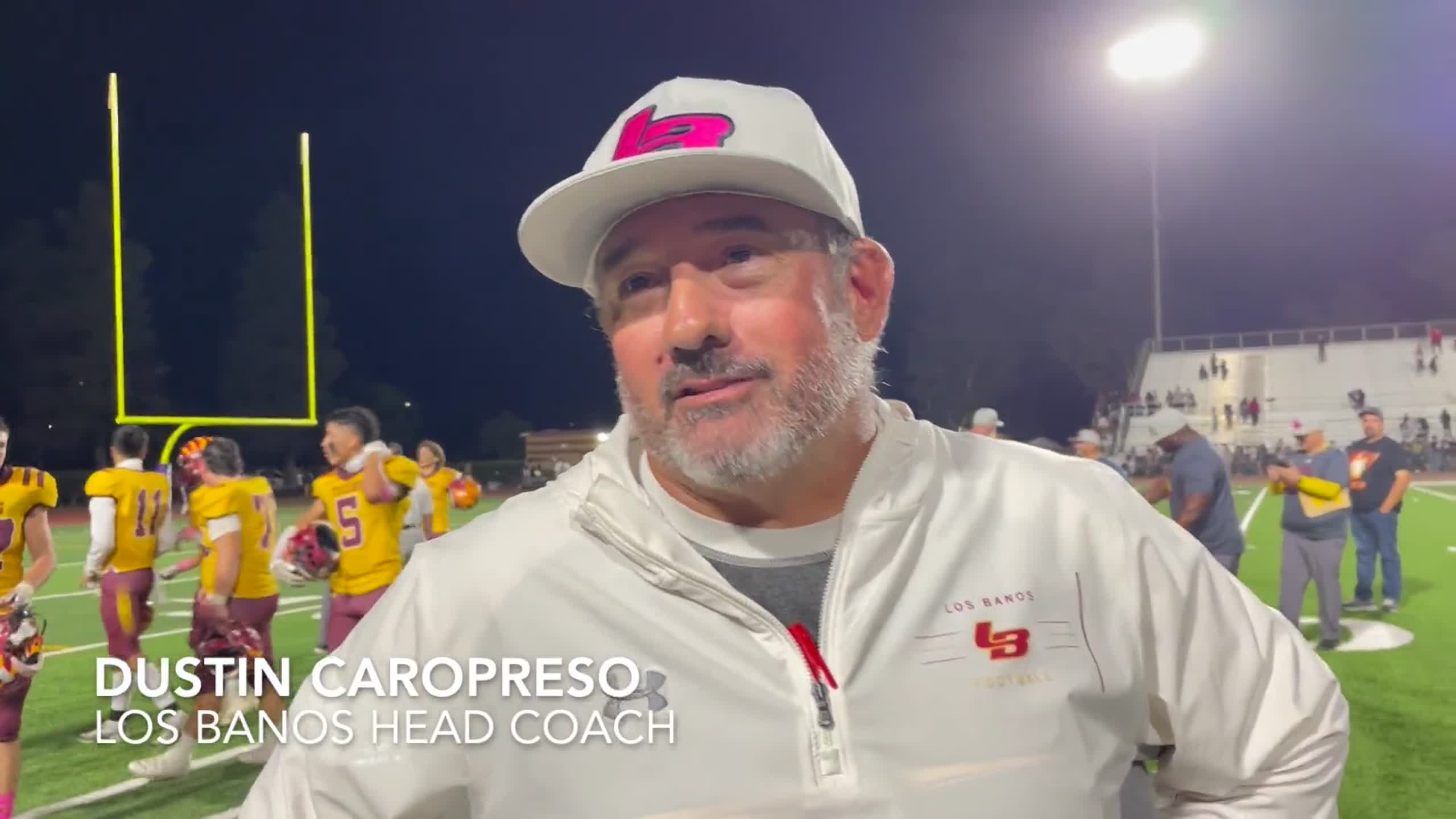 Watch coaches’ interviews after Los Banos defeats Johansen 23-22