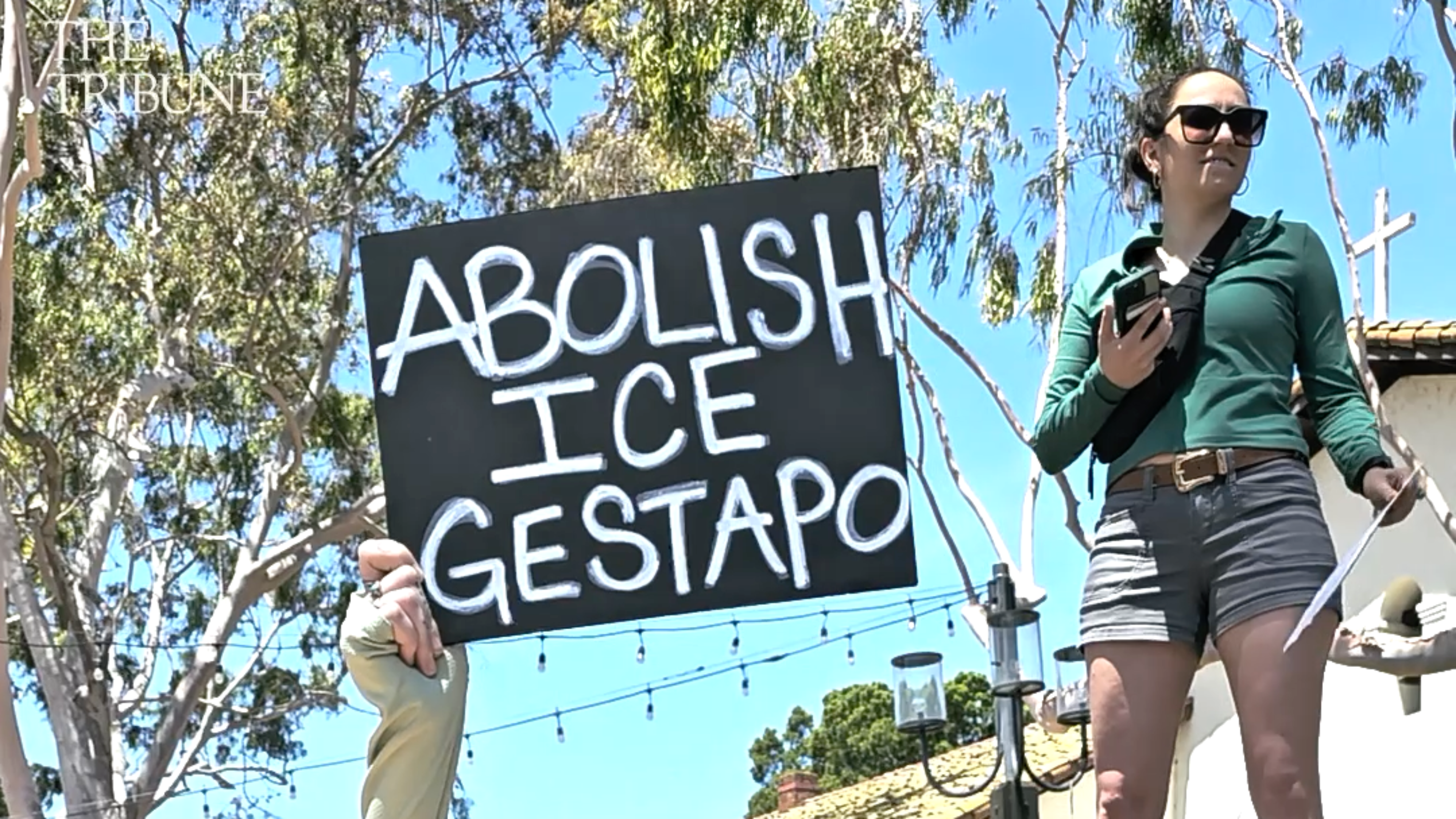 ‘No Kings’: Thousands gather in SLO County to protest Trump