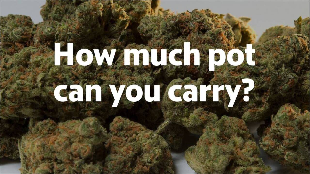 How much weed can you carry now that California has legalized marijuana? You might be surprised
