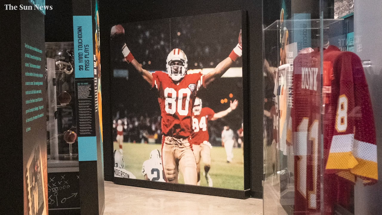 Pro Football Hall of Fame exhibit opens at Broadway at the Beach