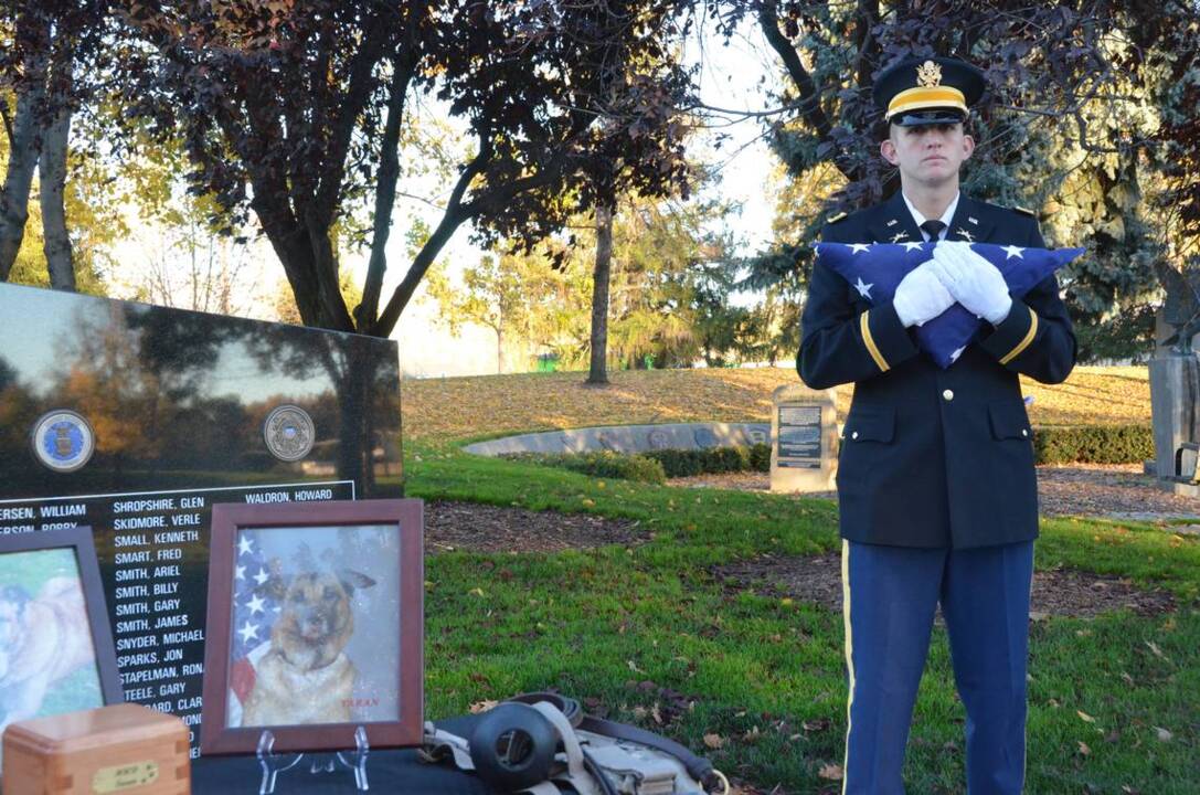 Boise military dog honored by veteran handler