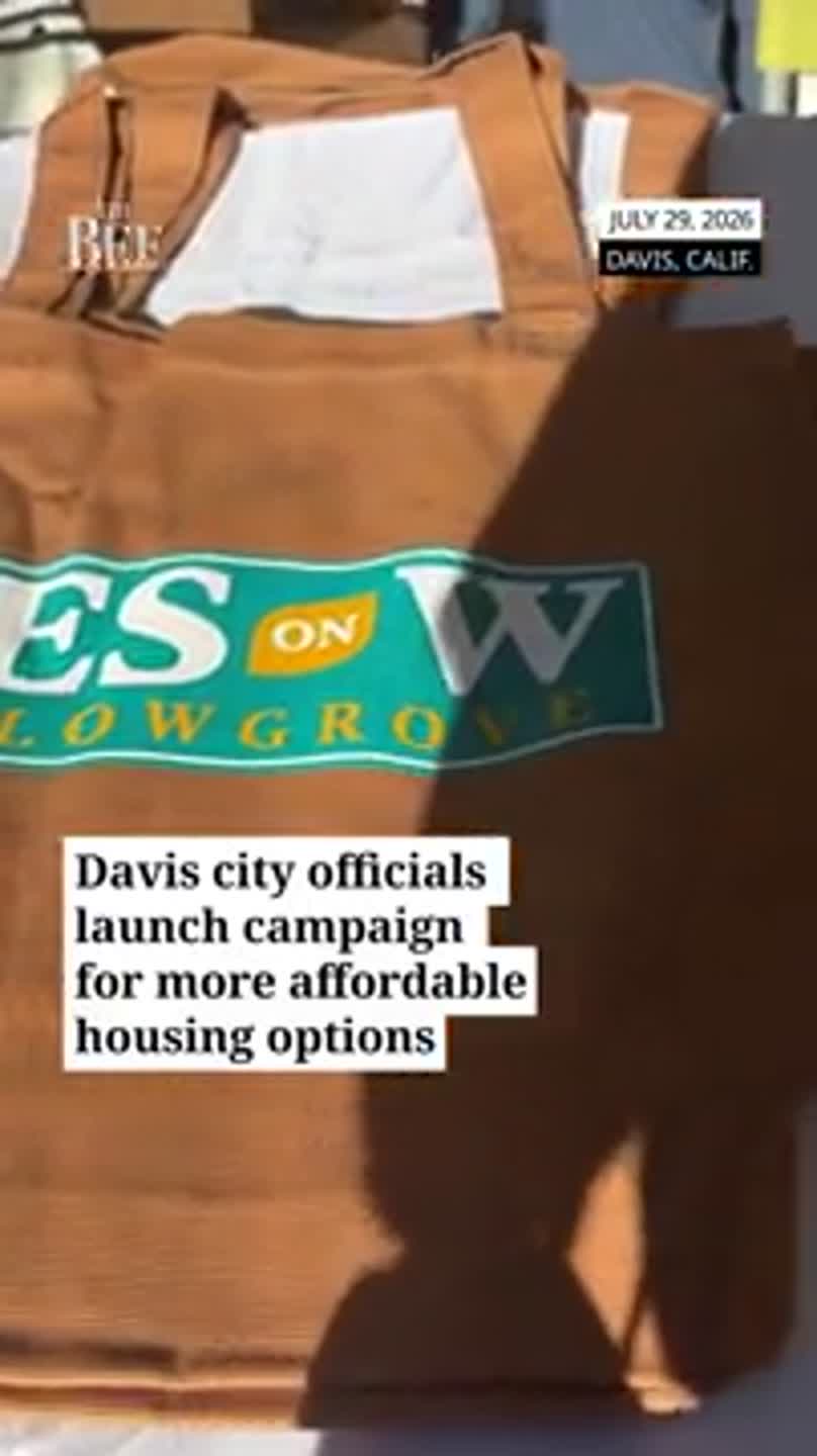 Watch City of Davis launch campaign for more affordable housing options