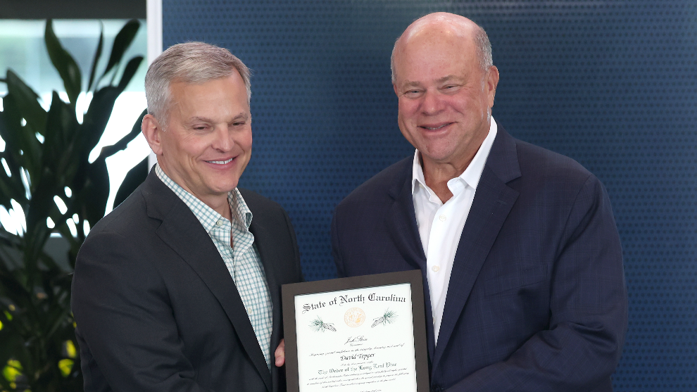 Panthers owner David Tepper honored by NC Gov. Josh Stein