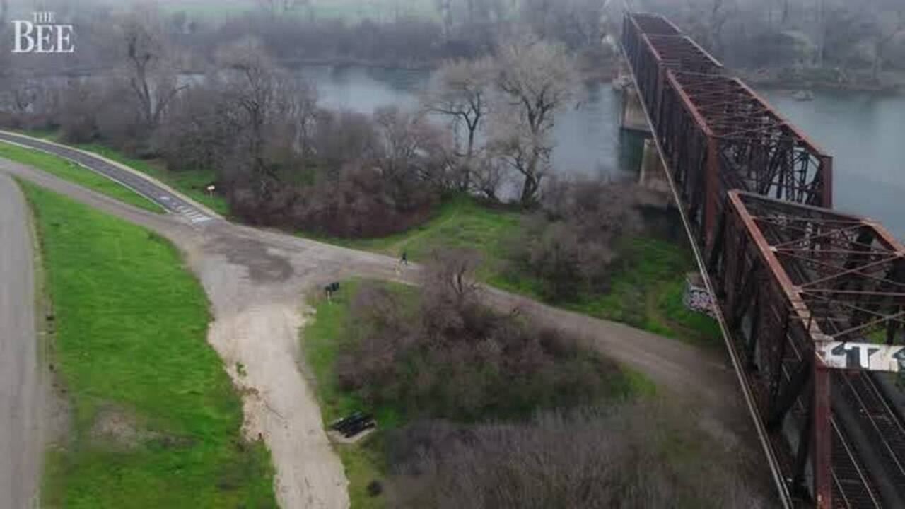 Fly over Sacramento’s Two Rivers Trail