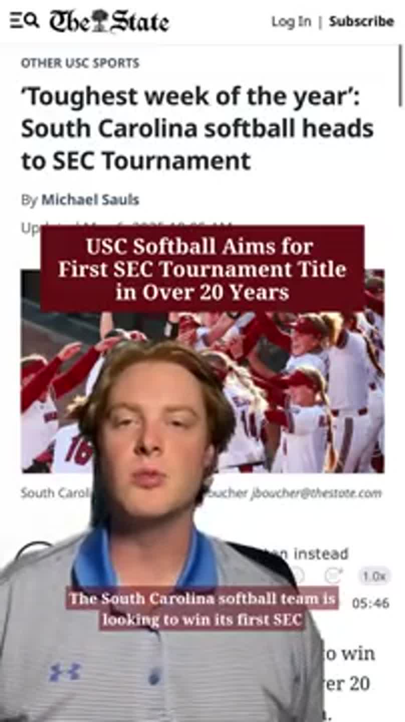 USC Softball Aims for  First SEC Tournament Title in Over 20 Years