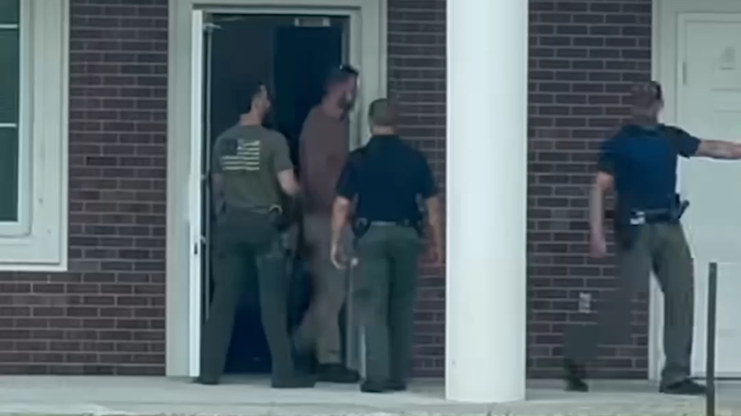 Cellphone footage shows ICE agents at Bluffton government building making arrests