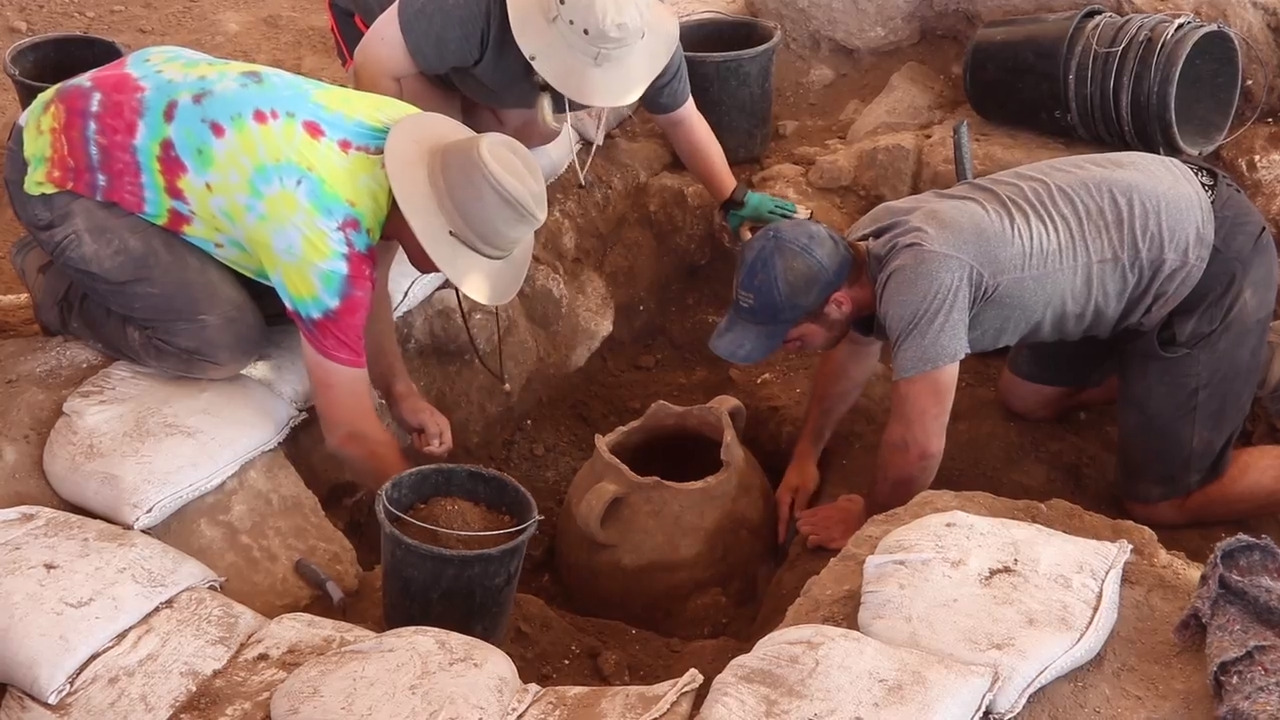 UNC archaeologists work a site in ancient biblical Jewish village
