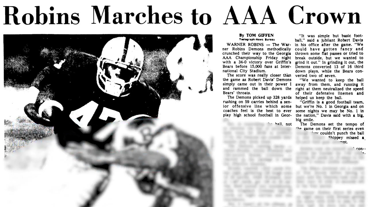 Here are the most dominant high school football teams in Middle Georgia history