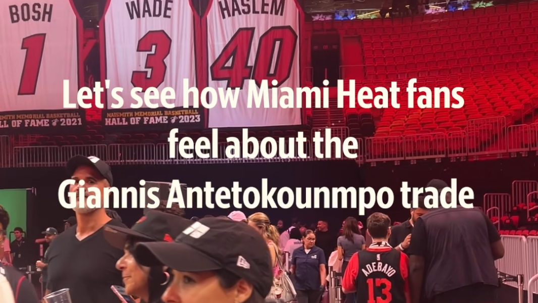 Miami Heat fans talk Giannis Antetokounmpo trade on draft night