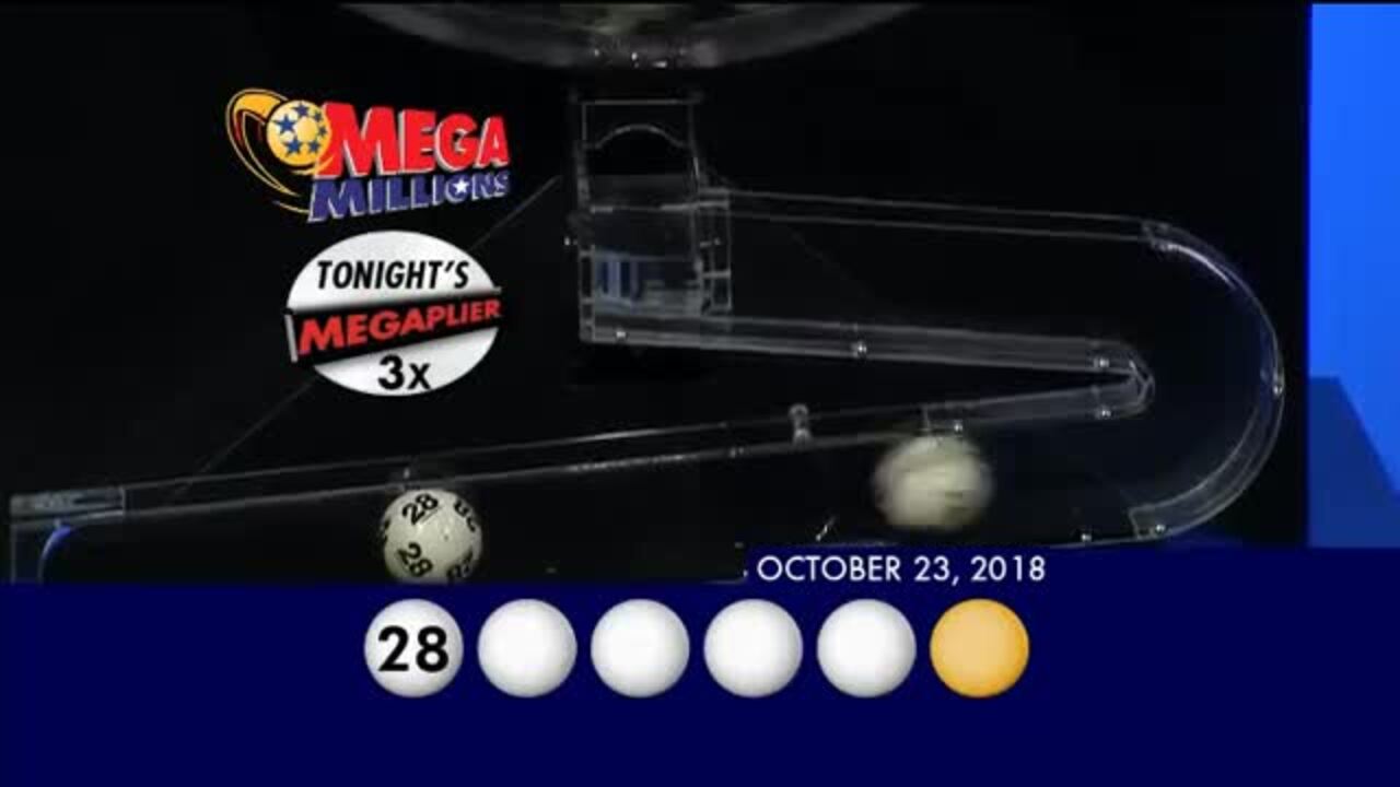 Mega Millions drawing for Oct. 23, 2018