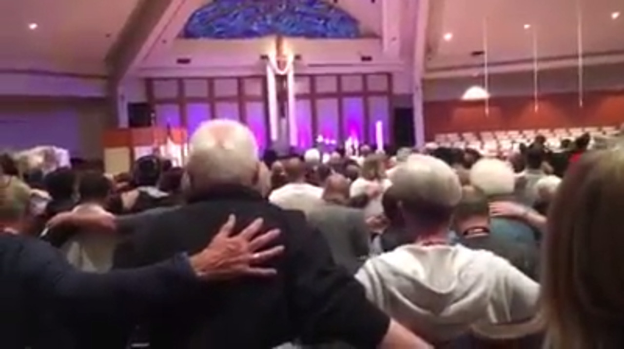 Vigil held at nearby church after San Diego synagogue shooting