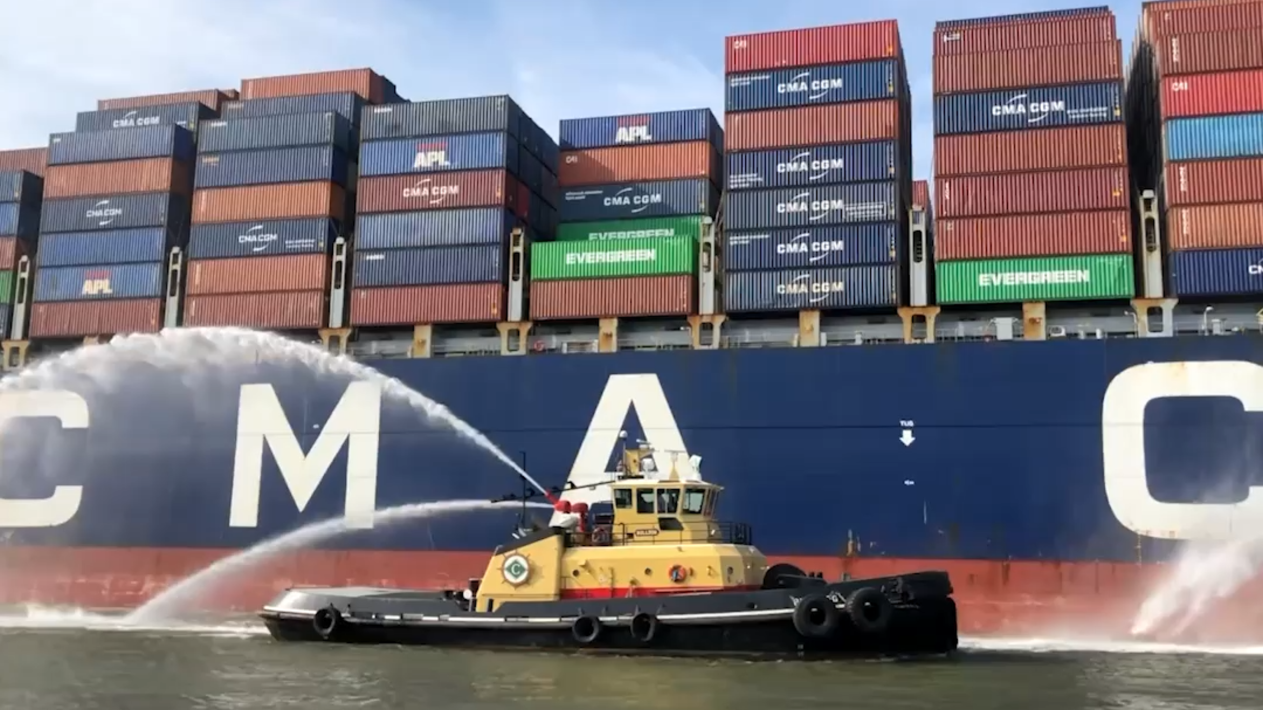 Largest container ship arrives in Savannah Ga in 2021