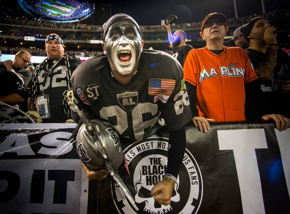 Game day with Oakland Raiders fan Ray Perez, aka ‘Dr. Death’