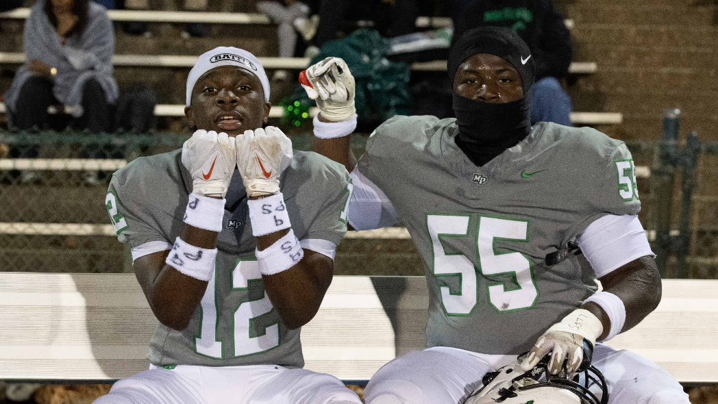 WATCH: Myers Park's Bockarie Sesay discusses the Mustangs season