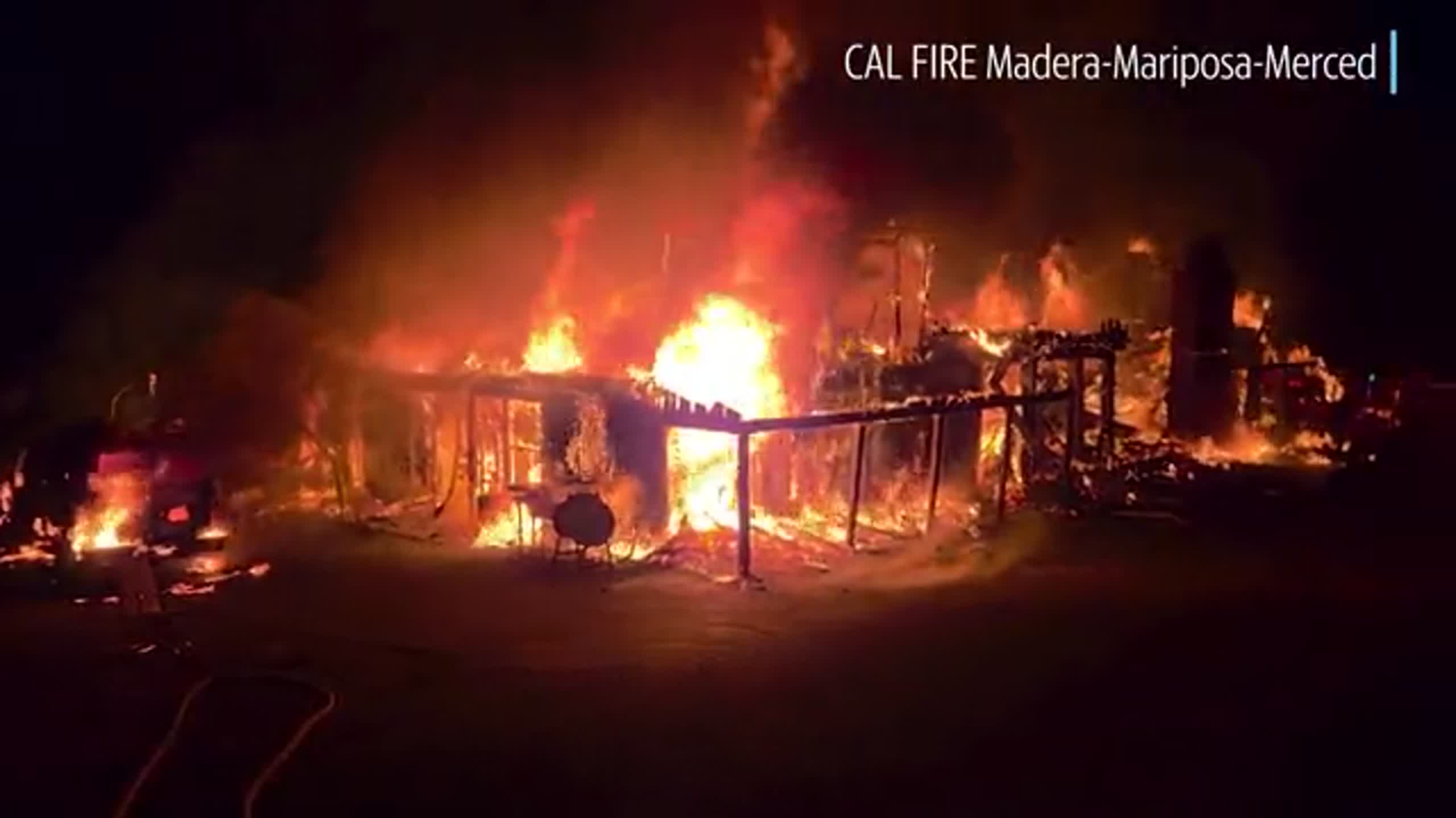 Snowline Saloon in Oakhurst destroyed by fire