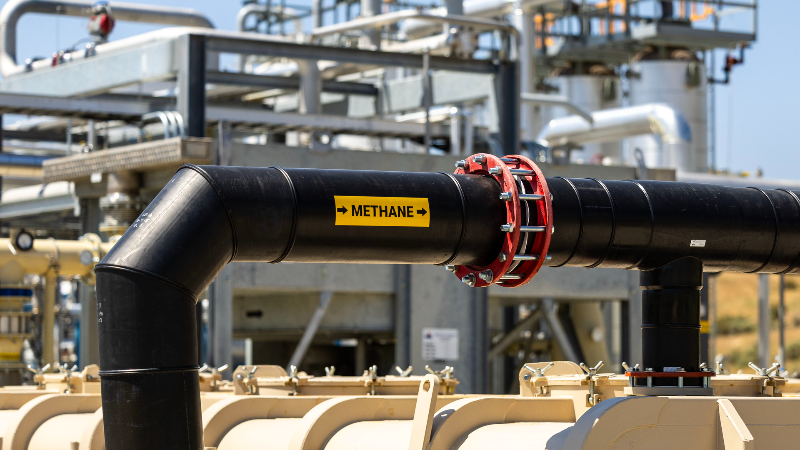 Ada landfill’s methane gas will soon power buses, trucks. See how