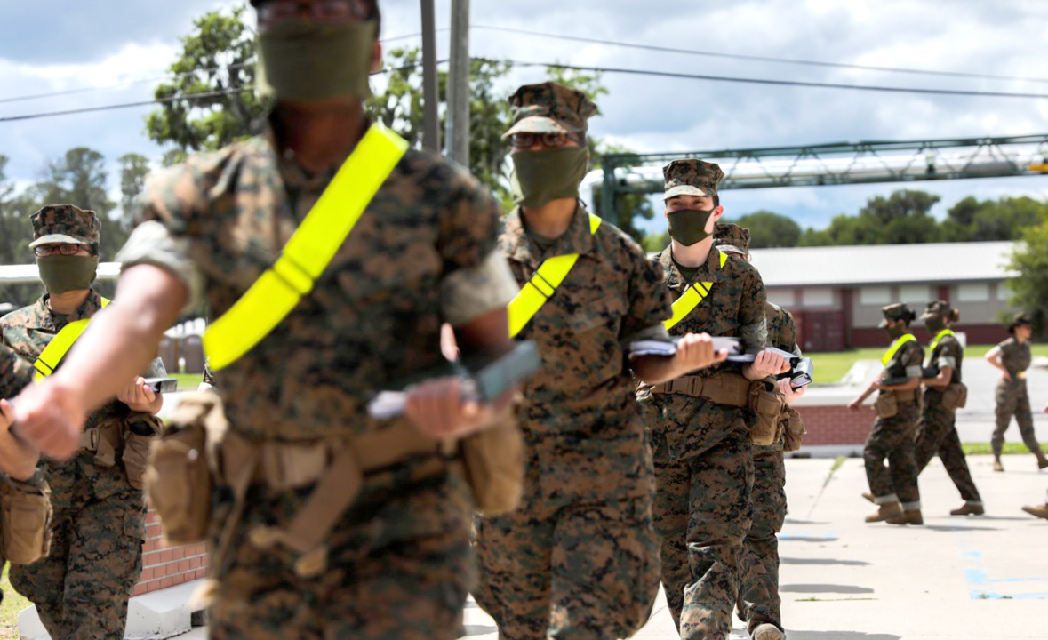 To stop the spread of the coronavirus among recruits, Parris Island is making changes