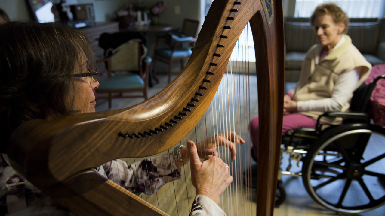 Music creates beauty and healing for end of life care