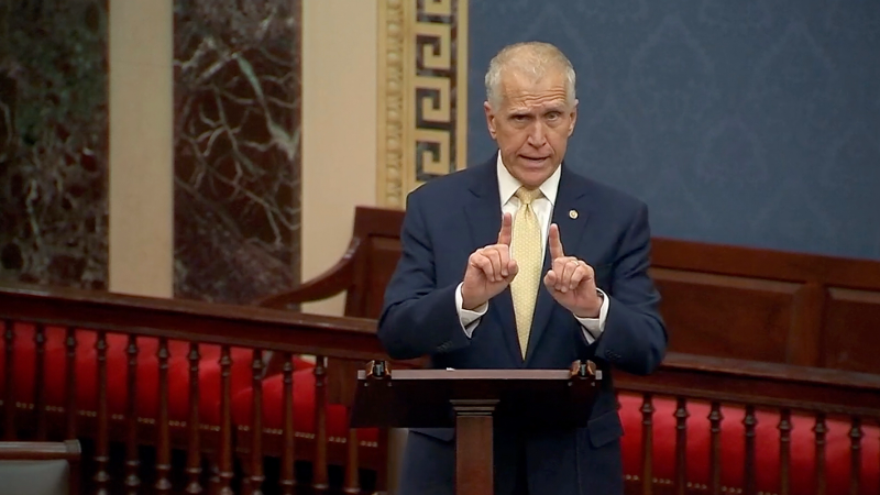'That is absurd': Sen. Thom Tillis lashes out at Stephen Miller's comments on seizing Greenland