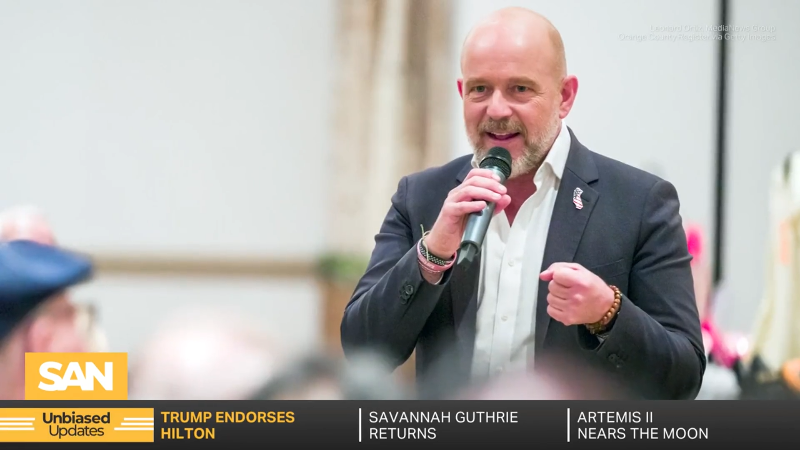 Trump backs Hilton for California governor, complicates GOP path