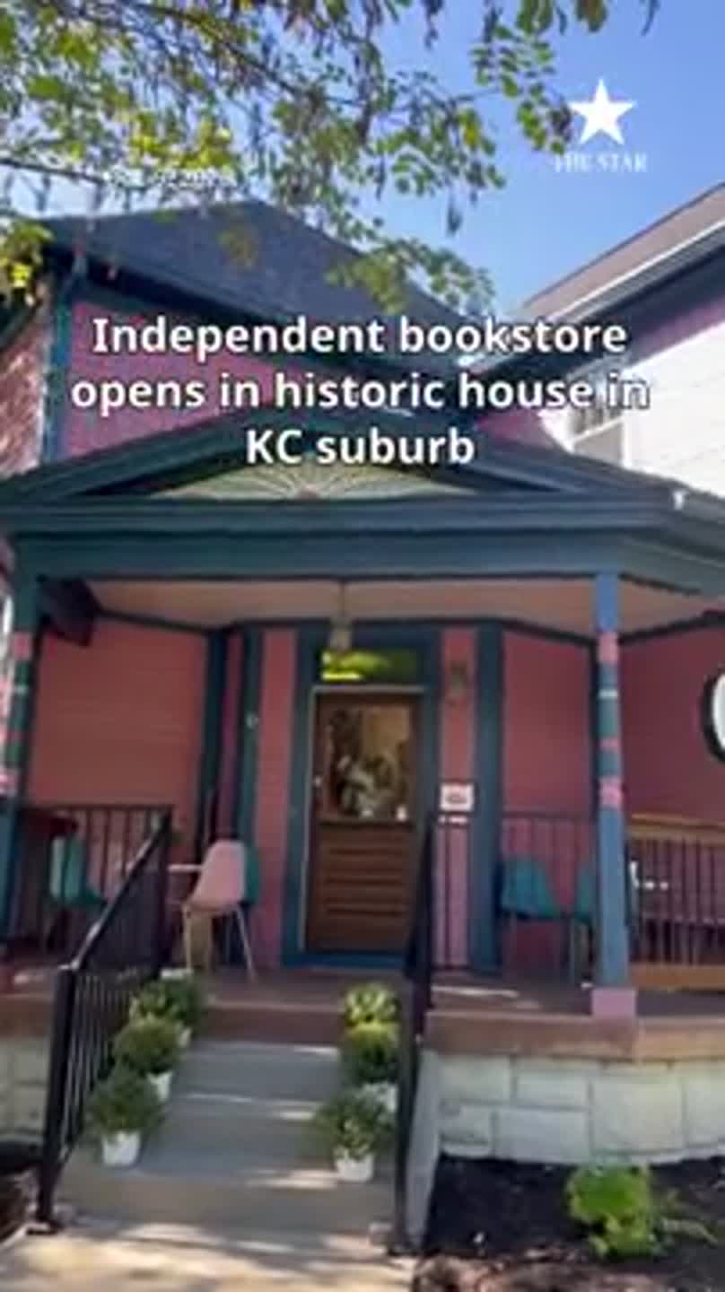 Independent bookstore opens in historic house in KC suburb