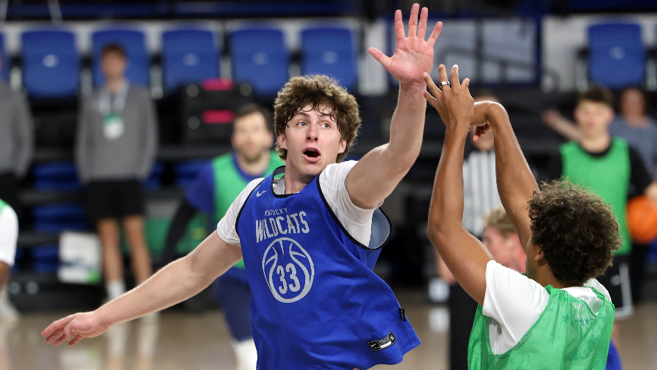 Why Kentucky coach Mark Pope is a 'big Reece Potter fan'