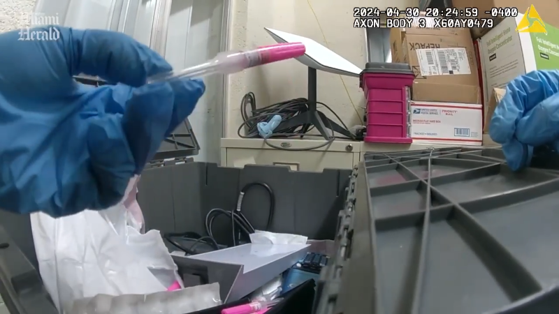 Body cam footage shows Miami police seizing vet supplies from Bayfront Park Management Trust