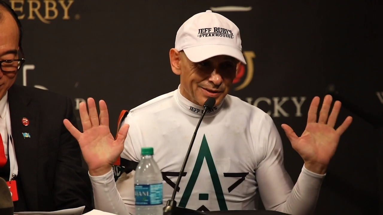‘He wasn’t going to let ‘em by.’ Jockey Mike Smith on Justify