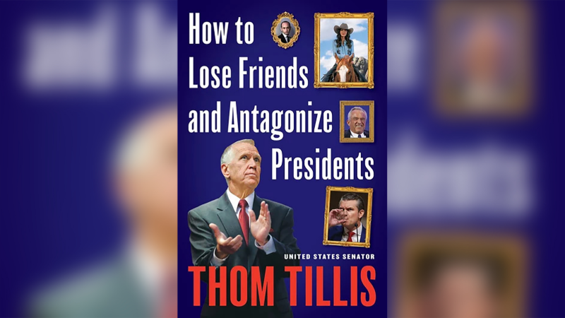 Hear some salty excerpts from the new book by Sen. Thom Tillis