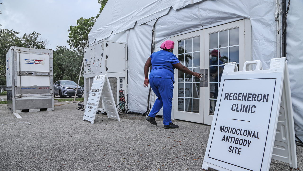 DeSantis anuncia tratamiento con anticuerpos monoclonales en el sitio del sur de Florida