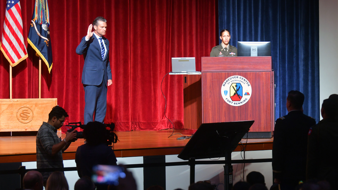 Video: Watch as Hegseth swears in new U.S. Army officers at Ft. Benning, GA
