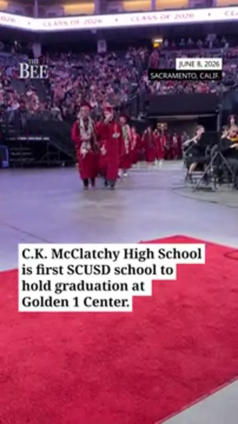 See McClatchy High School's graduation at Golden 1 Center