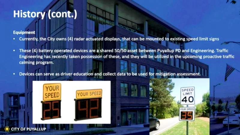 City of Puyallup launches proactive traffic calming program to improve neighborhood safety