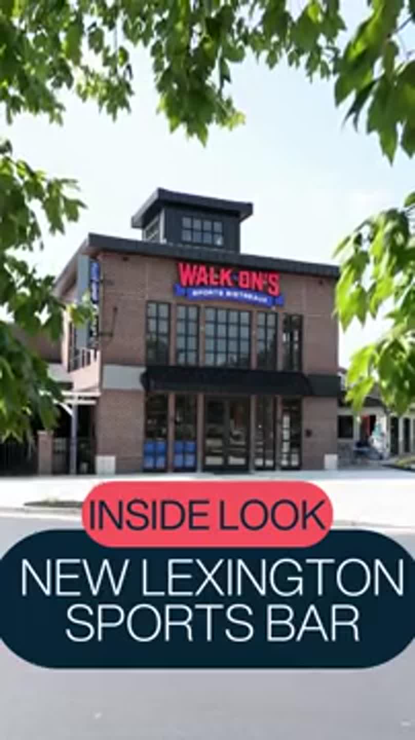 Inside look: Walk-On's opens new sports bar restaurant in Lexington