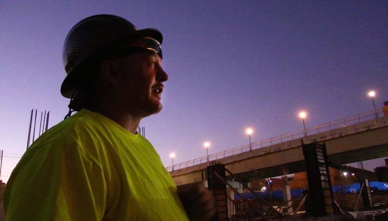 Tower crane operator Ruben Hamby: ‘I don’t get to make a mistake’