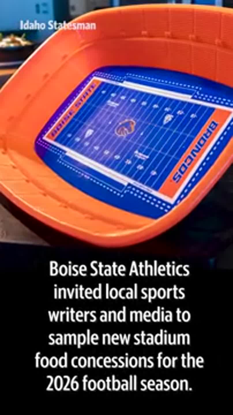 Get a taste of what's on the menu at Albertsons Stadium this season