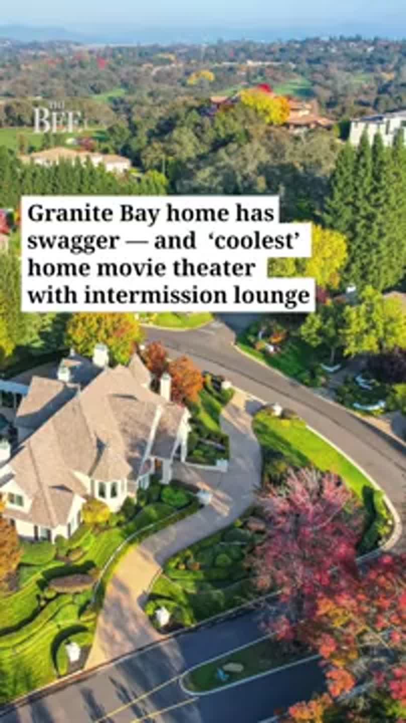 See Granite Bay mansion's flex — and ‘coolest’ home movie theater with lounge