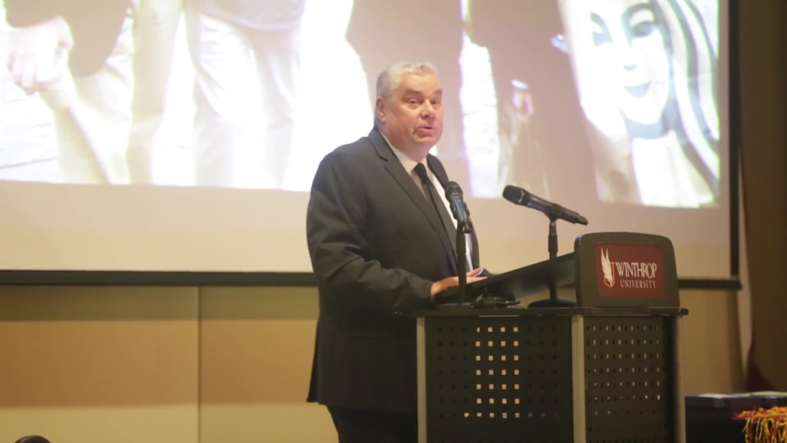 Winthrop University holds Athletics Hall of Fame ceremony