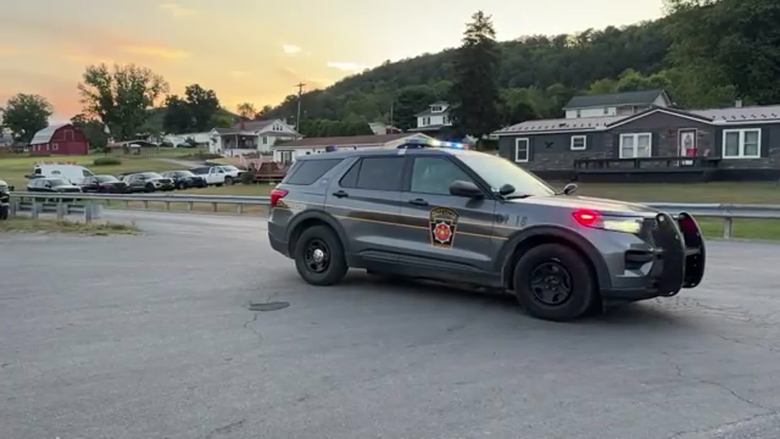 Heavy police presence in Milesburg as residents were urged to avoid area