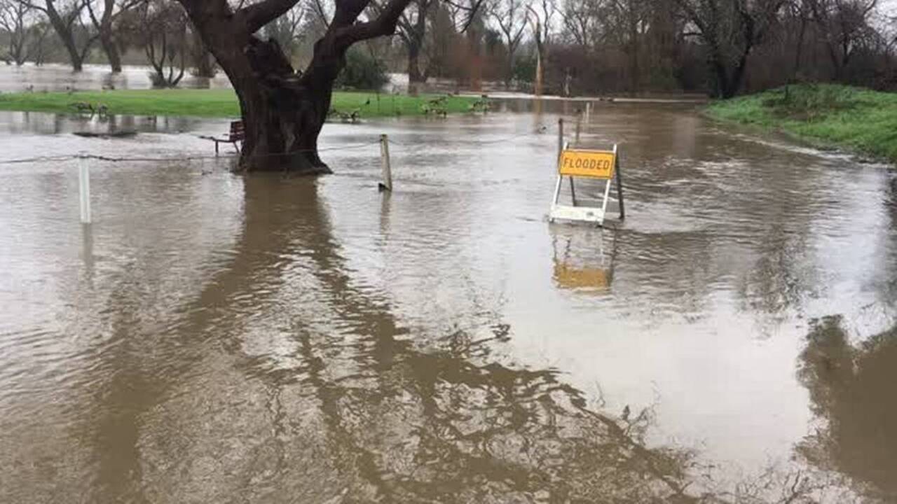 American River floods Campus Commons golf course