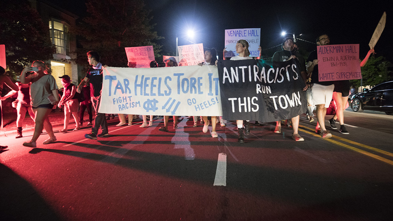 1 year after fall of Silent Sam, activists celebrate but say fight isn’t over