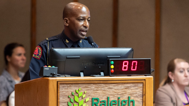Raleigh police chief discusses "teen takeover" of Glenwood South and number of guns involved