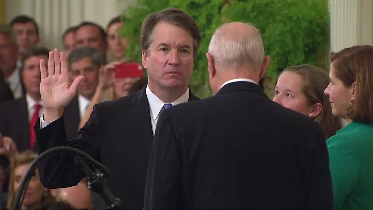 Brett Kavanaugh sworn in as Supreme Court justice