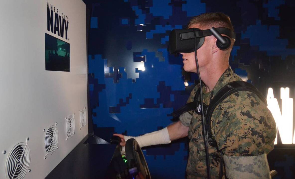 Take a sneak peek at the Navy's new virtual reality trailer