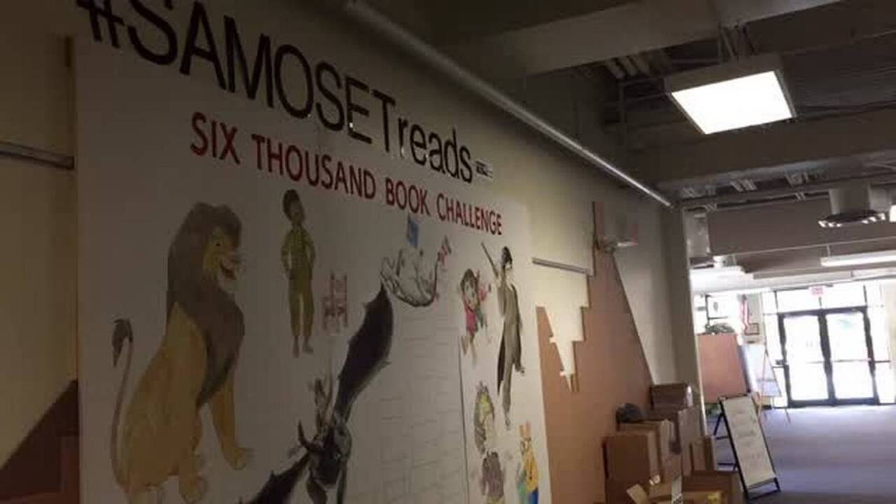 Samoset students off to the races for #samosetreads challenge