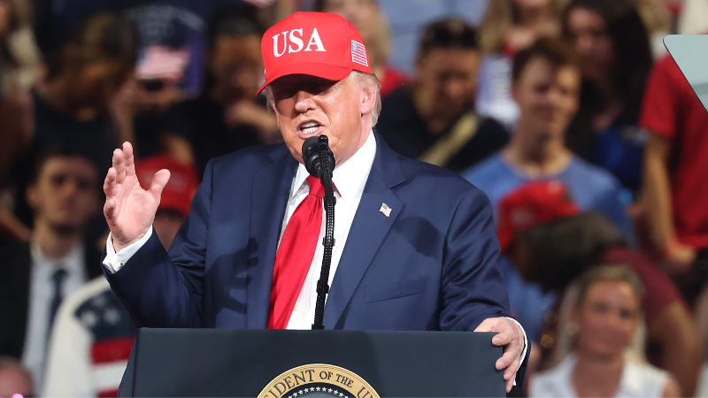 Trump says ‘only kidding’ after threatening Helene aid cut for NC if Whatley loses