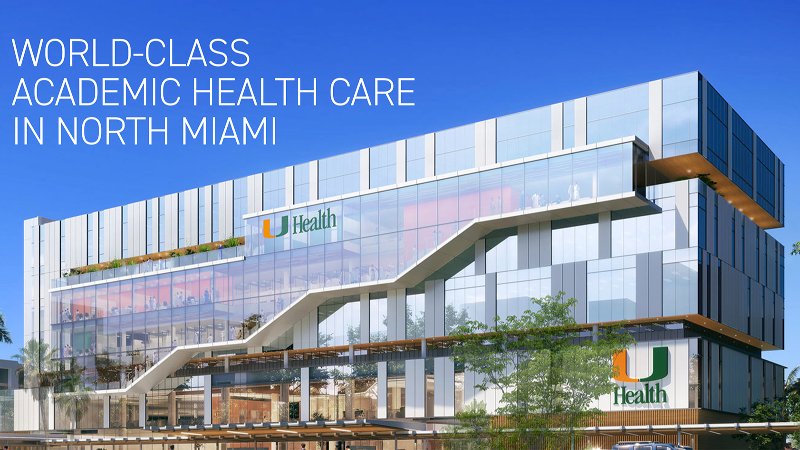 The new UHealth at SoLé Mia medical center is one step closer to opening