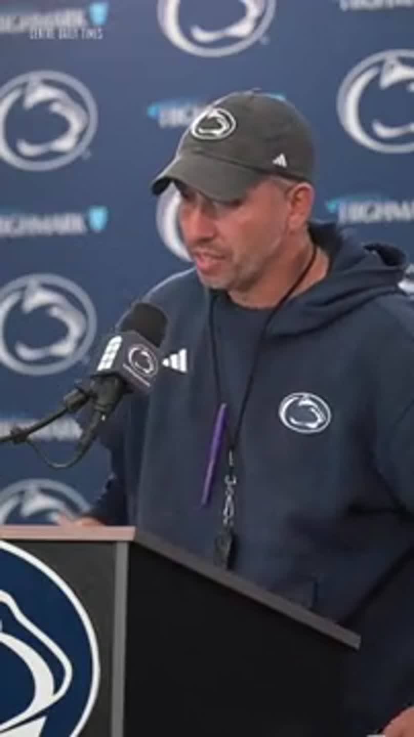 Run game needs consistency, Penn State coach Campbell says (Video)